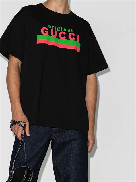 gucci logo tees|Gucci t shirt men logo.